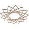 Ekena Millwork Eleanor Wood Fretwork Pierced Ceiling Medallion, Alder, 22"OD x 8 1/2"ID x 3/8"T CMWP22X22X0375EAAL - alternate 5